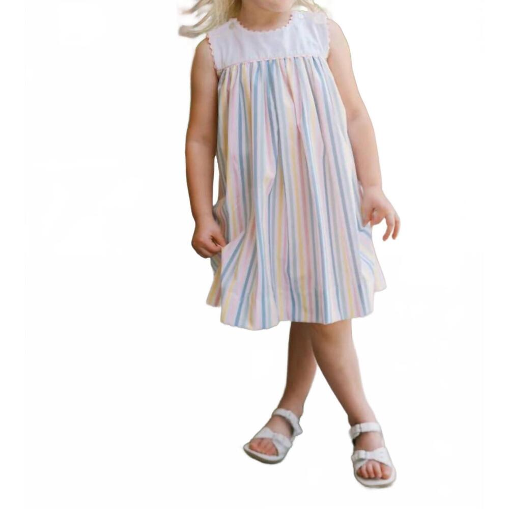 NEW LULLABY SET charming dress in sorbet stripe